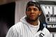 New White Sox addition Yoan Moncada at the team's fan fest.