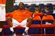 SYRACUSE, NY - NOVEMBER 08: Fab Melo #51 of the Syracuse Orange relaxes before the game against the College of Saint Rose Golden Knights at the Carrier Dome on November 8, 2011 in Syracuse, New York. (Photo by Nate Shron/Getty Images)