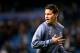 MADRID, SPAIN - FEBRUARY 15 : James Rodriguez, #10 of Real Madrid warms up prior the UEFA Champions League Round of 16 first leg match between Real Madrid CF and SSC Napoli at Santiago Bernabeu on February 15, 2017 in Madrid, Spain. (Photo by Sonia Canad