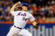 NEW YORK, NY - SEPTEMBER 02: Noah Syndergaard #34 of the New York Mets pitches in the first inning against the Washington Nationals at Citi Field on September 2, 2016 in the Flushing neighborhood of the Queens borough of New York City. (Photo by Jim McI