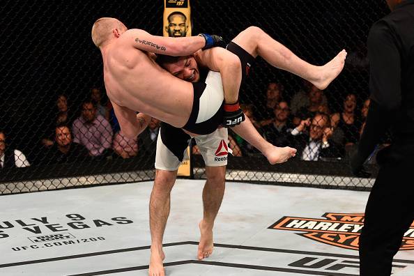 Nurmagomedov's takedowns are technical and authoritative.