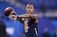 INDIANAPOLIS, IN - MARCH 04: Quarterback Deshaun Watson of Clemson throws during a passing drill on day four of the NFL Combine at Lucas Oil Stadium on March 4, 2017 in Indianapolis, Indiana. (Photo by Joe Robbins/Getty Images)