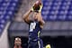 INDIANAPOLIS, IN - MARCH 06: Defensive back Marlon Humphrey of Alabama participates in a drill during day six of the NFL Combine at Lucas Oil Stadium on March 6, 2017 in Indianapolis, Indiana. (Photo by Joe Robbins/Getty Images)