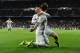 MADRID, SPAIN - MARCH 12: Sergio Ramos of Real Madrid celebrates with Marco Asensio after scoring Real's 2nd goal during the La Liga match between Real Madrid CF and Real Betis Balompie at Estadio Santiago Bernabeu on March 12, 2017 in Madrid, Spain. (P