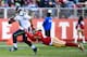 SANTA CLARA, CA - JANUARY 01: Russell Wilson #3 of the Seattle Seahawks looks to get his pass off under pressure from Carl Bradford #45 of the San Francisco 49ers during the third quarter of their NFL football game at Levi's Stadium on January 1, 2017 in