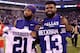 EAST RUTHERFORD, NJ - DECEMBER 11: Ezekiel Elliott #21 of the Dallas Cowboys and Odell Beckham Jr. #13 of the New York Giants exchange jerseys after the game at MetLife Stadium on December 11, 2016 in East Rutherford, New Jersey (Photo by Elsa/Getty I