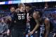 ORLANDO, FL - MARCH 18: J.P. Macura #55, Trevon Bluiett #5 and Malcolm Bernard #11 of the Xavier Musketeers celebrate in the second half against the the Florida State Seminoles during the second round of the 2017 NCAA Men's Basketball Tournament at the A