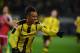 Dortmund's Gabonese forward Pierre-Emerick Aubameyang celebrates scoring the opening goal with his teammates during the German First division Bundesliga football match BVB Borussia Dortmund vs FC Ingolstadt in Dortmund, western Germany on March 17, 2017.