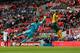 England's goalkeeper Joe Hart (L) vies for the ball with Lithuania's midfielder Vykintas Slivka during the World Cup 2018 qualification football match between England and Lithuania at Wembley Stadium in London on March 26, 2017. / AFP PHOTO / Adrian DENN
