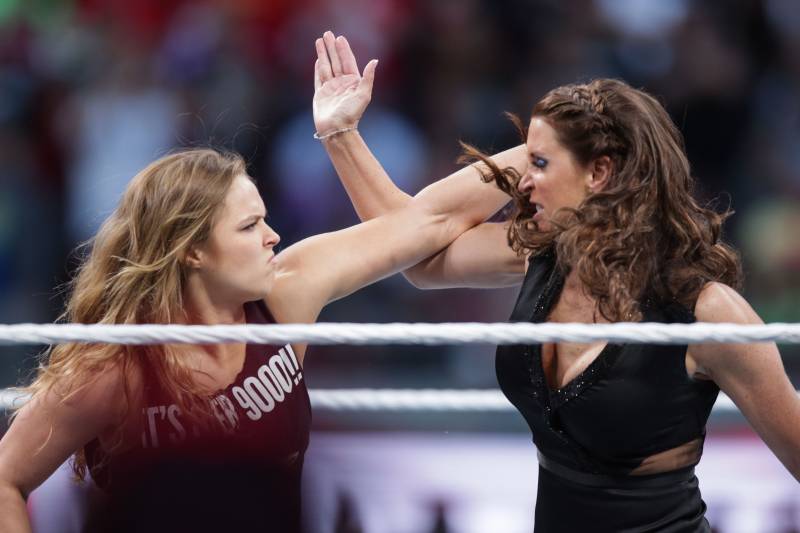 Rousey already has some experience in WWE.
