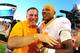 Butch Jones and Josh Dobbs after Tennessee defeated Georgia on the final play of regulation in 2016.