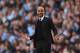 MANCHESTER, ENGLAND - APRIL 08: Josep Guardiola, Manager of Manchester City reacts during the Premier League match between Manchester City and Hull City at Etihad Stadium on April 8, 2017 in Manchester, England. (Photo by Shaun Botterill/Getty Images)