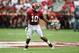 TUSCALOOSA, AL - APRIL 18: Reuben Foster #10 of the Crimson team reacts to a play during the University of Alabama Crimson Tide A-day spring game at Bryant-Denny Stadium on April 18, 2015 in Tuscaloosa, Alabama. (Photo by Stacy Revere/Getty Images)