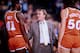 Rookie head coach George Karl (middle) led his Cleveland Cavaliers to a 36-46 record in 1985, but as a young coach he struggled to get the benefit of the doubt with referees in the playoffs.