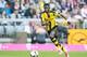 MUNICH, GERMANY - APRIL 08: Ousmane Dembele of Borussia Dortmund runs with the ball during the Bundesliga match between Bayern Muenchen and Borussia Dortmund at Allianz Arena on April 8, 2017 in Munich, Germany. (Photo by Boris Streubel/Getty Images)