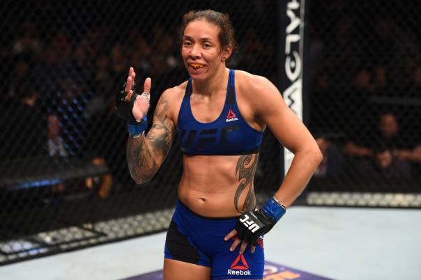 Germaine de Randamie after beating Holly Holm at UFC 208.