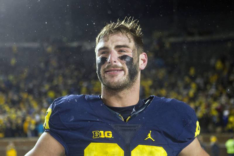 Jake Butt's knee injury in the Orange Bowl saw his draft stock tumble this year.