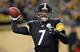 PITTSBURGH, PA - JANUARY 15: Quarterback Ben Roethlisberger #7 of the Pittsburgh Steelers throws a pass against the Baltimore Ravens in the AFC Divisional Playoff Game at Heinz Field on January 15, 2011 in Pittsburgh, Pennsylvania. (Photo by Gregory Shamus/Getty Images)