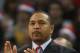 OAKLAND, CA - DECEMBER 25: Head coach Mark Jackson of Golden State Warriors coaches against the Los Angeles Clippers during the season opener at Oracle Arena on December 25, 2011 in Oakland, California. NOTE TO USER: User expressly acknowledges and agrees that, by downloading and or using this photograph, User is consenting to the terms and conditions of the Getty Images License Agreement. (Photo by Jed Jacobsohn/Getty Images)