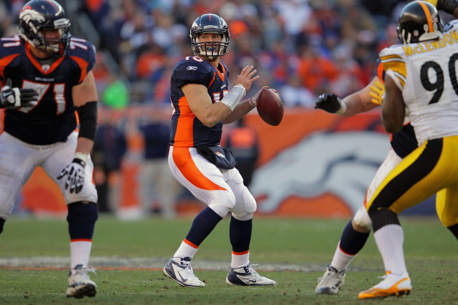 Tim Tebow by the Numbers: Breaking Passing Records vs the Pittsburgh Steelers | Bleacher Report