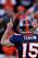 DENVER, CO - JANUARY 08: Tim Tebow #15 of the Denver Broncos celebrates after running the ball in the end zone for a touchdown in the second quarter against the Pittsburgh Steelers during the AFC Wild Card Playoff game at Sports Authority Field at Mile High on January 8, 2012 in Denver, Colorado. (Photo by Jeff Gross/Getty Images)