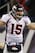 FOXBORO, MA - JANUARY 14: Tim Tebow #15 of the Denver Broncos gestures as he reacts against the New England Patriots during their AFC Divisional Playoff Game at Gillette Stadium on January 14, 2012 in Foxboro, Massachusetts. (Photo by Jim Rogash/Getty Images)