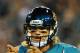 JACKSONVILLE, FL - DECEMBER 5: Quarterback Blaine Gabbert #11 of the Jacksonville Jaguars salutes a touchdown run by running back Maurice Jones-Drew #32 against the San Diego Chargers in a Monday Night Football game December 5, 2011 at EverBank Field in Jacksonville, Florida. (Photo by Al Messerschmidt/Getty Images)