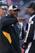 DENVER, CO - JANUARY 08: Head coach Mike Tomlin of the Pittsburgh Steelers talks with a referee during the AFC Wild Card Playoff game against the Denver Broncos at Sports Authority Field at Mile High on January 8, 2012 in Denver, Colorado. (Photo by Jeff Gross/Getty Images)