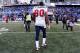 BALTIMORE, MD - JANUARY 15: Andre Johnson #80 of the Houston Texans walks off the field after losing 20-13 to the Baltimore Ravens during the AFC Divisional playoff game at M&T Bank Stadium on January 15, 2012 in Baltimore, Maryland. (Photo by Rob Carr/Getty Images)