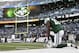 EAST RUTHERFORD, NJ - DECEMBER 24: Santonio Holmes #10 of the New York Jets takes a knee prior to their game against the New York Giants at MetLife Stadium on December 24, 2011 in East Rutherford. New Jersey. (Photo by Rich Schultz /Getty Images)