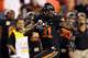 GLENDALE, AZ - JANUARY 02: Justin Blackmon #81 of the Oklahoma State Cowboys runs for yards after the catch against the Stanford Cardinal during the Tostitos Fiesta Bowl on January 2, 2012 at University of Phoenix Stadium in Glendale, Arizona. (Photo by Christian Petersen/Getty Images)