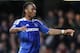 LONDON, ENGLAND - DECEMBER 31: Didier Drogba of Chelsea celebrates scoring his penalty during the Barclays Premier League match between Chelsea and Aston Villa at Stamford Bridge on December 31, 2011 in London, England. (Photo by Ian Walton/Getty Images)