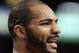 BOSTON, MA - JANUARY 13: Carlos Boozer #5 of the Chicago Bulls reacts after a foul is called against one of his teammates in the first quarter against the Boston Celtics on January 13, 2012 at TD Garden in Boston, Massachusetts. NOTE TO USER: User expressly acknowledges and agrees that, by downloading and or using this photograph, User is consenting to the terms and conditions of the Getty Images License Agreement. (Photo by Elsa/Getty Images)