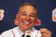 BOSTON, MA - DECEMBER 01: Bobby Valentine speaks during a press conference introducing him as the new manager of the Boston Red Sox at Fenway Park on December 1, 2011 in Boston, Massachusetts. (Photo by Elsa/Getty Images)