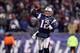 FOXBORO, MA - JANUARY 14: Tom Brady #12 of the New England Patriots throws a pss against the Denver Broncos during their AFC Divisional Playoff Game at Gillette Stadium on January 14, 2012 in Foxboro, Massachusetts. (Photo by Elsa/Getty Images)