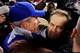 EAST RUTHERFORD, NJ - DECEMBER 29: Head coach Tom Coughlin of the New York Giants congratulates head coach Bill Belichick of the New England Patriots after their game on December 29, 2007 at Giants Stadium in East Rutherford, New Jersey. (Photo by Chris McGrath/Getty Images)