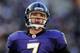 BALTIMORE, MD - JANUARY 15: Billy Cundiff #7 of the Baltimore Ravens reacts during the third quarter of the AFC Divisional playoff game against the Houston Texans at M&T Bank Stadium on January 15, 2012 in Baltimore, Maryland. (Photo by Patrick McDermott/Getty Images)