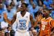 The North Carolina Tar Heels will start 6-foot-7, 205-pound guard Reggie Bullock in place of Dexter Strickland on Thursday. Strickland tore his ACL against Virginia Tech last week and will be sidelined for the remainder of the season