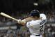 SAN DIEGO, CA - JUNE 28: Anthony Rizzo #27 of the San Diego Padres hits a double during the fourth inning of a baseball game against the Kansas City Royals at Petco Park on June 28, 2011 in San Diego, California. The Padres won 4-2. (Photo by Denis Poroy/Getty Images)