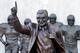 UNIVERSITY PARK, PA - NOVEMBER 08: A statue of Penn State University head football coach Joe Paterno is seen outside of Beaver Stadium on November 8, 2011 in University Park, Pennsylvania. Amid allegations that former assistant Jerry Sandusky was involved with child sex abuse, Joe Paterno's weekly news conference was canceled about an hour before it was scheduled to occur. (Photo by Rob Carr/Getty Images)