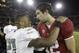 With the departure of two of the biggest Pac 12 stars, Oregon's LaMichael James (left) and Stanford's Andrew Luck (right), the landscape of the Pac 12 will shift. Courtesy of www.isportsweb.com