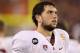 GLENDALE, AZ - JANUARY 02: Andrew Luck #12 of the Stanford Cardinal looks on against the Oklahoma State Cowboys during the Tostitos Fiesta Bowl on January 2, 2012 at University of Phoenix Stadium in Glendale, Arizona. (Photo by Christian Petersen/Getty Images)