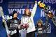 ASPEN, CO - JANUARY 29: Shaun White (C) of the USA takes the podium after winning the gold medal in the Men's Snowboard Superpipe along with Iouri Podladtchikov (L) of Switzerland in second place and Kazuhiro Kokubo (R) of Japan in third place at Winter X Games 14 at Buttermilk Mountain on January 29, 2010 in Aspen, Colorado. (Photo by Doug Pensinger/Getty Images)