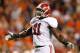 AUBURN, AL - NOVEMBER 26: Courtney Upshaw #41 of the Alabama Crimson Tide reacts after a defensive stop against the Auburn Tigers at Jordan-Hare Stadium on November 26, 2011 in Auburn, Alabama. (Photo by Kevin C. Cox/Getty Images)