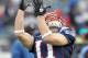 FOXBORO, MA - JANUARY 22: Julian Edelman #11 of the New England Patriots warms up prior to their AFC Championship Game against the Baltimore Ravens at Gillette Stadium on January 22, 2012 in Foxboro, Massachusetts. (Photo by Jim Rogash/Getty Images)