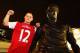 LONDON, ENGLAND - JANUARY 09: Fans are seen near the Thierry Henry statue outside the ground before the FA Cup Third Round match between Arsenal and Leeds United at the Emirates Stadium on January 9, 2012 in London, England. (Photo by Clive Mason/Getty Images)