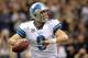 NEW ORLEANS, LA - JANUARY 07: Matthew Stafford #9 of the Detroit Lions drops back to pass against the New Orleans Saints during their 2012 NFC Wild Card Playoff game at Mercedes-Benz Superdome on January 7, 2012 in New Orleans, Louisiana. (Photo by Ronald Martinez/Getty Images)