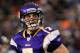 MINNEAPOLIS, MN - JANUARY 1: Christian Ponder #7 of the Minnesota Vikings looks on during the game against the Chicago Bears on January 1, 2012 at Mall of America Field at the Hubert H. Humphrey Metrodome in Minneapolis, Minnesota. (Photo by Hannah Foslien/Getty Images)