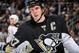 PITTSBURGH, PA - DECEMBER 5: Sidney Crosby #87 of the Pittsburgh Penguins waits to take a face off against the Boston Bruins on December 5, 2011 at CONSOL Energy Center in Pittsburgh, Pennsylvania. (Photo by Jamie Sabau/Getty Images)