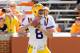 KNOXVILLE, TN - OCTOBER 15: Zach Mettenberger #8 of the LSU Tigers against the Tennessee Volunteers at Neyland Stadium on October 15, 2011 in Knoxville, Tennessee. (Photo by Kevin C. Cox/Getty Images)